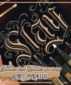 Svjetlucavi vodootporni markeri u boji - 10 kom