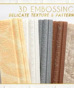 3D reljefna zidna rubna traka