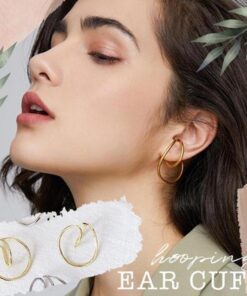 Stezaljka za naušnice s geometrijom