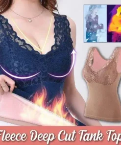 Majica bez rukava od flisa dubokog izreza