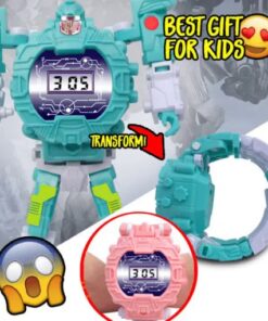 2-u-1 transformirajući robot igrački sat