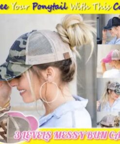 Kapa za neurednu punđu u 3 razine