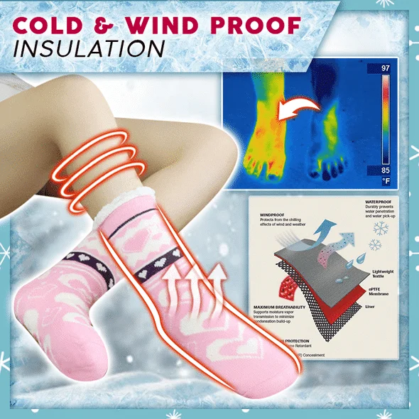 Udobne termo papuče čarape - Image 4