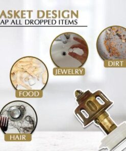 Protiv začepljenja iskačući odvodni filtar