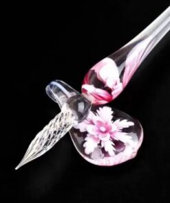 Set staklenih kaligrafskih olovki s tintom i držačem za pero