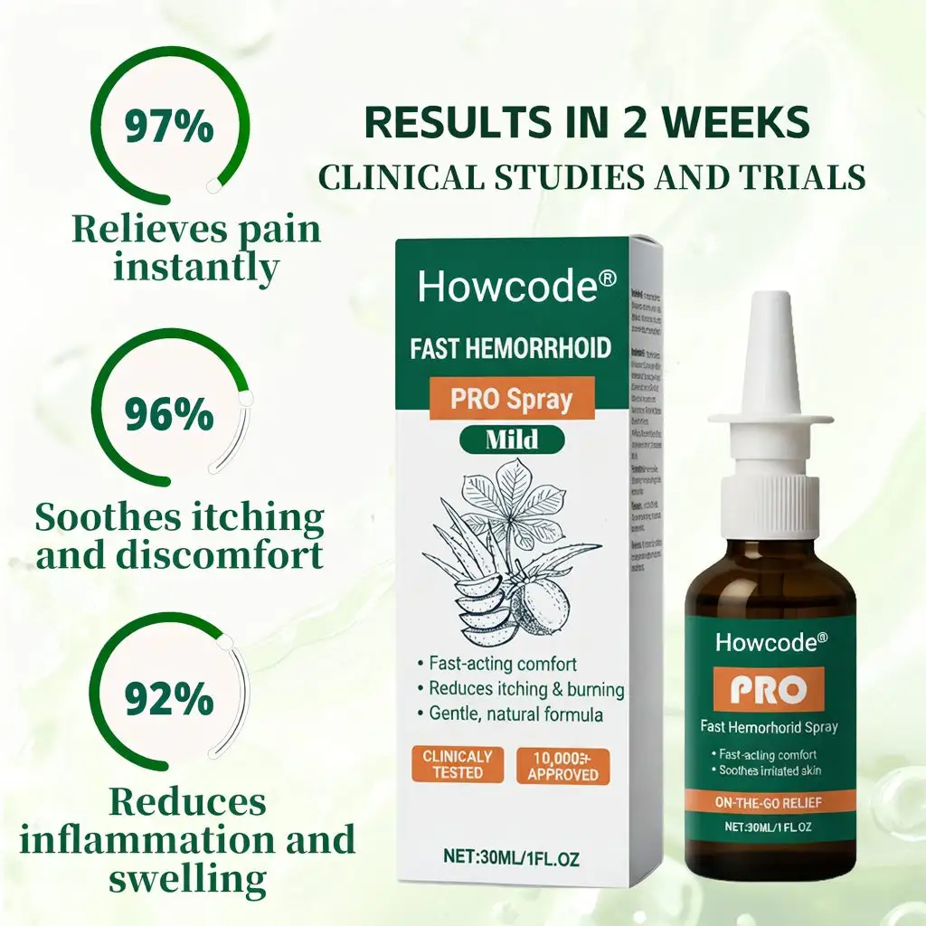Howcode® Fast Hemorrhoid PRO sprej - Image 2
