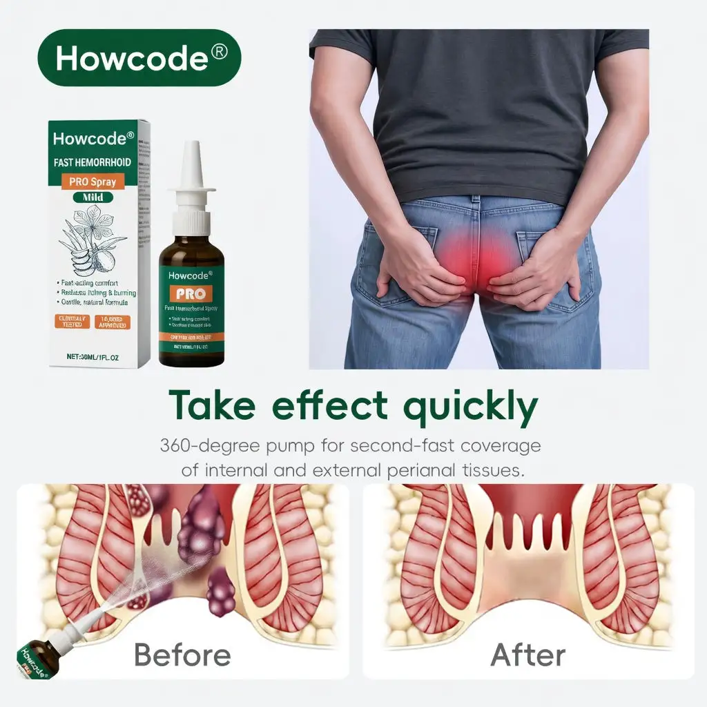 Howcode® Fast Hemorrhoid PRO sprej - Image 4