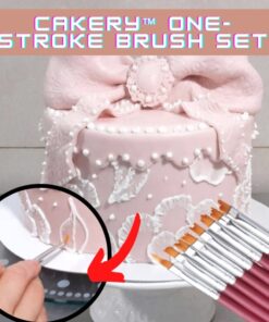 Karirani set četkica s jednim potezom