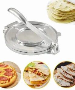 Stopica za tortilje od nehrđajućeg čelika s ručkom