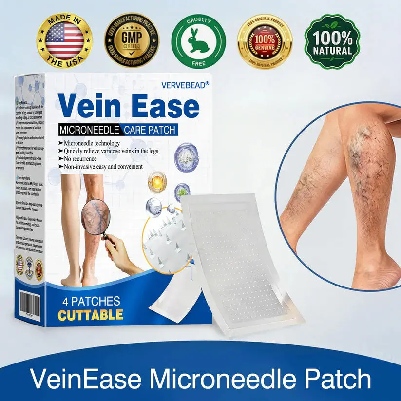 VERVEBEAD™ Vein Ease flaster s mikroiglicama