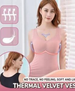 Baršunasta termo čipkana unutarnja odjeća bez rukava