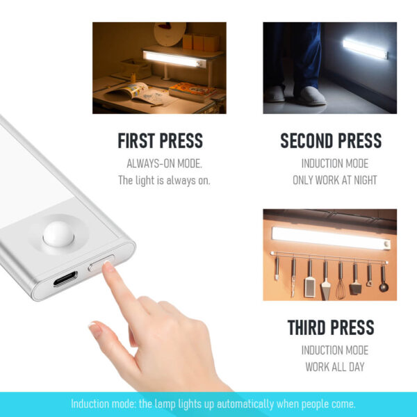 Svjetla za ormar s punjivim senzorom pokreta - Image 4